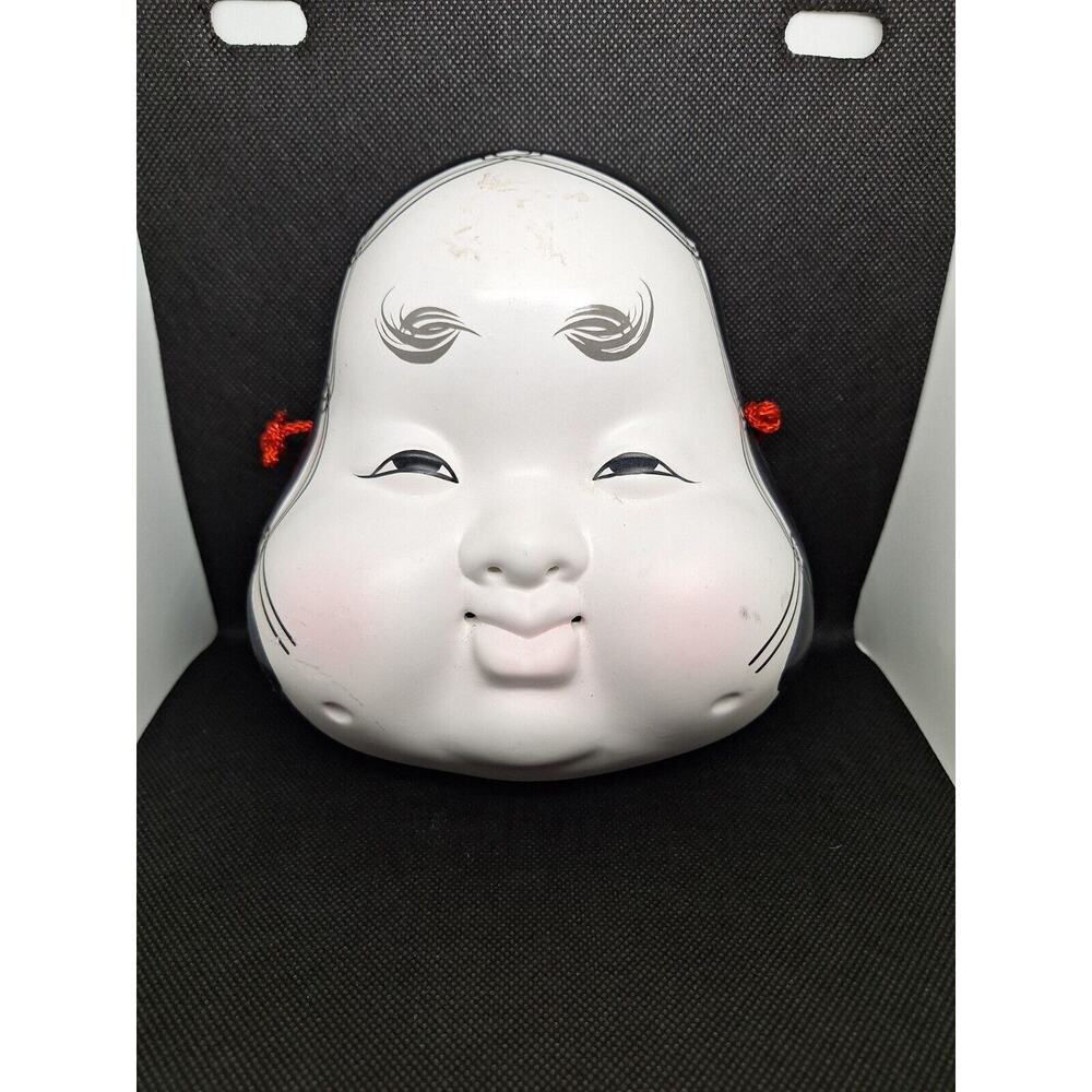 Rare Antique Mask New/Unused Mask Omen Rare Okame Collection Interior5